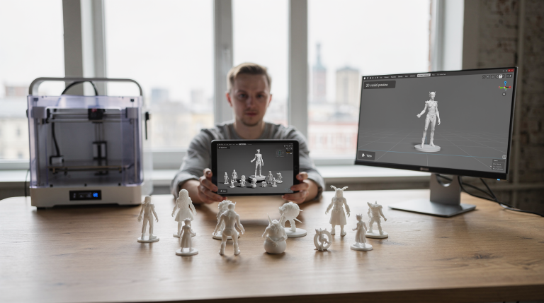Цифровое творчество на базе 3D‑моделей: от печатных фигурок к анимации и AR