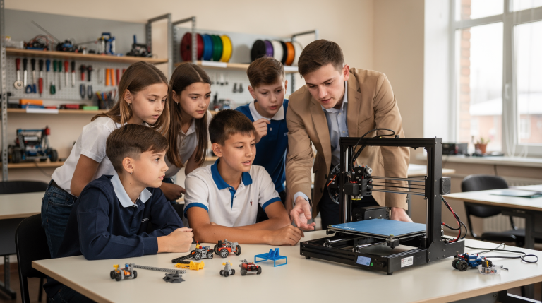 Кейс преподавателя: как 3D‑печать помогла запустить школьный инженерный клуб