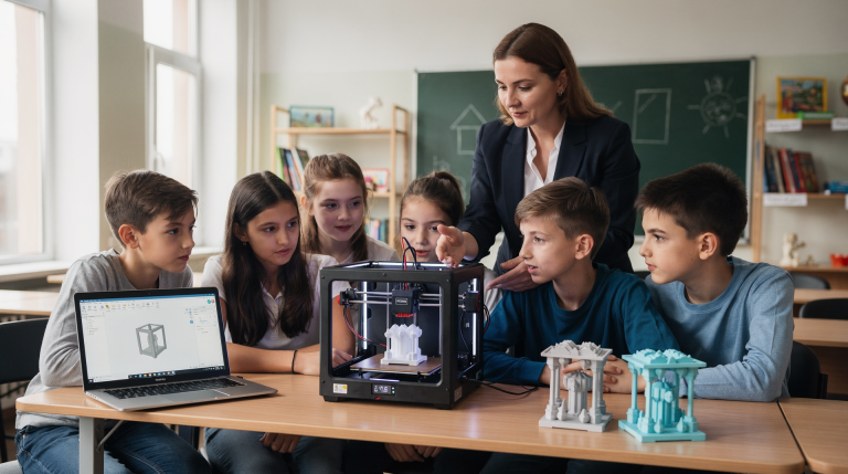 От 3D‑печати к 3D‑моделированию: как объяснить школьникам полный цикл создания объекта